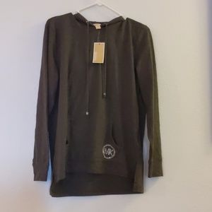 NWT Michael kors grey pullover hoodie sweatshirt